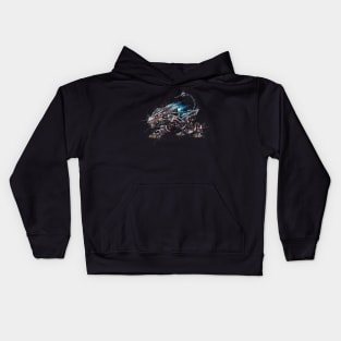 Liger zero scribble Kids Hoodie